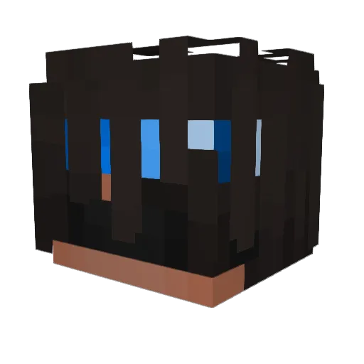 BigMonkeyH Minecraft avatar head, 3D render