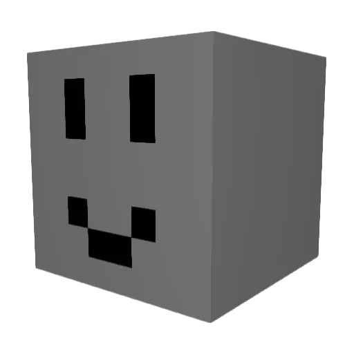BigMucketSus Minecraft avatar head, 3D render