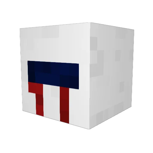 BigN0ob Minecraft avatar head, 3D render