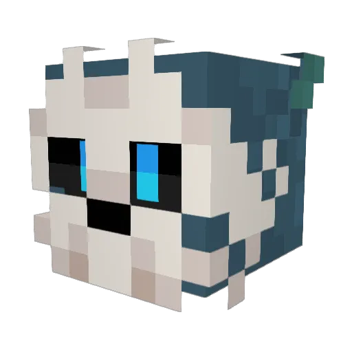 BigNerdDex Minecraft avatar head, 3D render