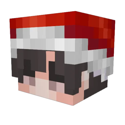 BigNutBoi Minecraft avatar head, 3D render