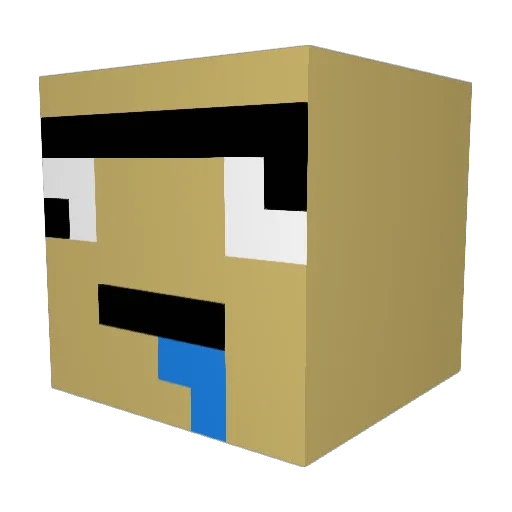 BigNuts169 Minecraft avatar head, 3D render