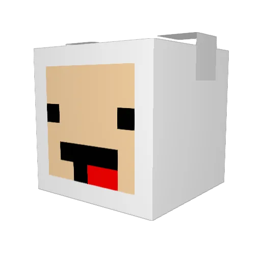 BigOllie92 Minecraft avatar head, 3D render