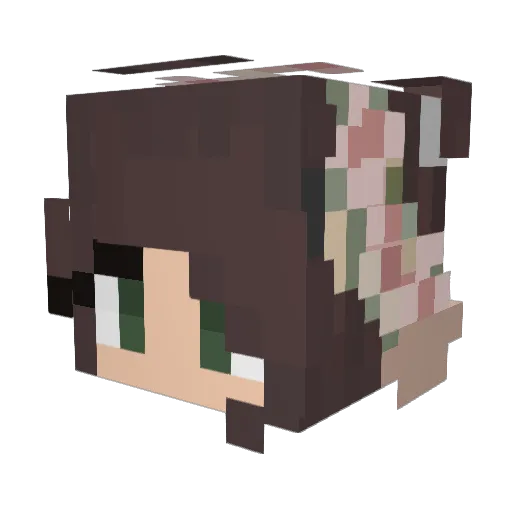 BigOwOEnergy Minecraft avatar head, 3D render