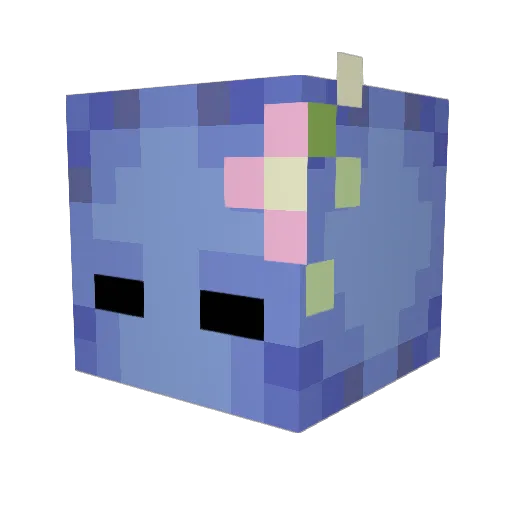 BigOystercracker Minecraft avatar head, 3D render