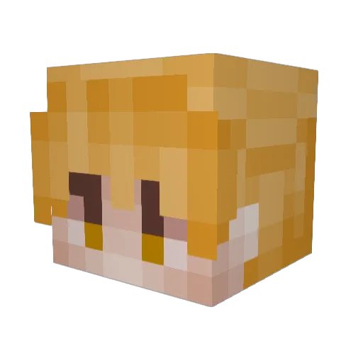 BigOz731 Minecraft avatar head, 3D render