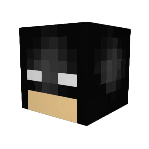 BigP99 Minecraft avatar head, 3D render