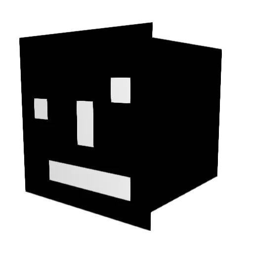 BigPPOmar Minecraft avatar head, 3D render