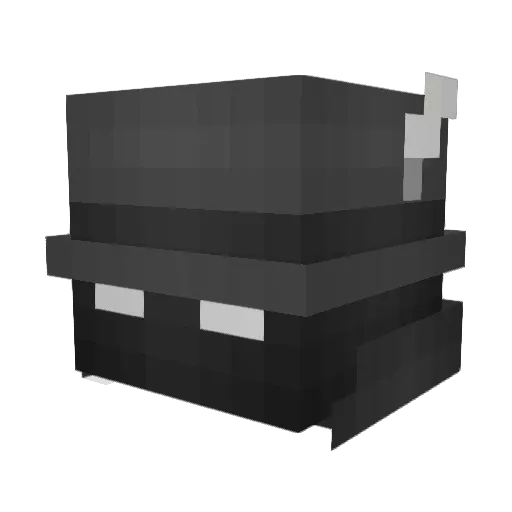 BigPapa0408 Minecraft avatar head, 3D render