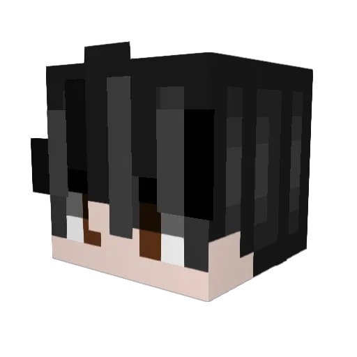 BigPe3PeeMan Minecraft avatar head, 3D render