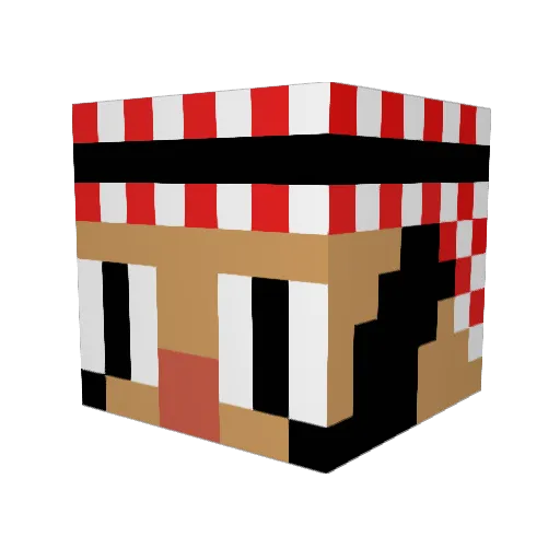 BigPimpAli420 Minecraft avatar head, 3D render