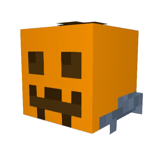 BigPretzel_ Minecraft avatar head, 3D render