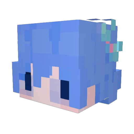 BigRatMonstar Minecraft avatar head, 3D render