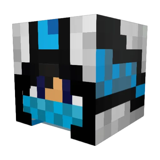 BigRed24018 Minecraft avatar head, 3D render