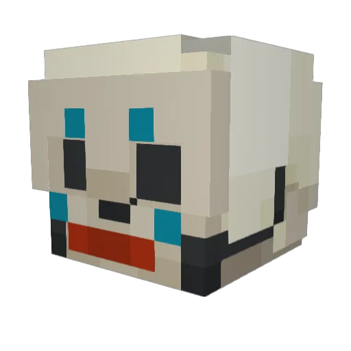 BigRyGuyyy Minecraft avatar head, 3D render