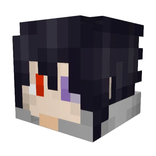 BigSchmood Minecraft avatar head, 3D render