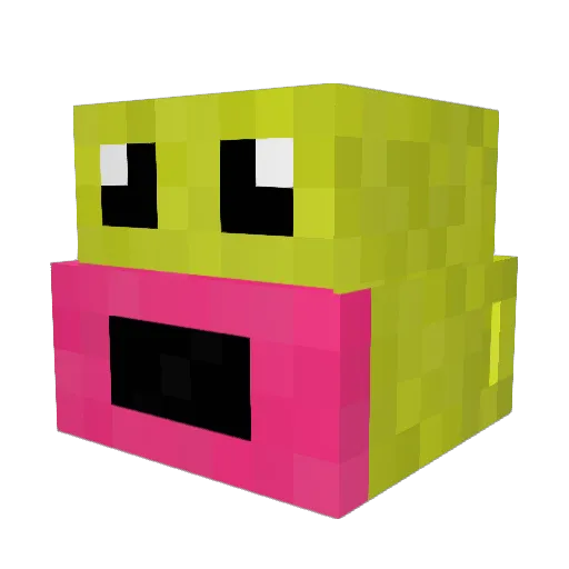 BigShaft Minecraft avatar head, 3D render