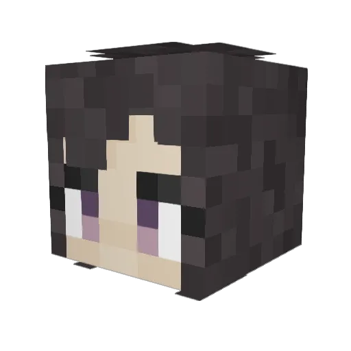 BigShot0111 Minecraft avatar head, 3D render