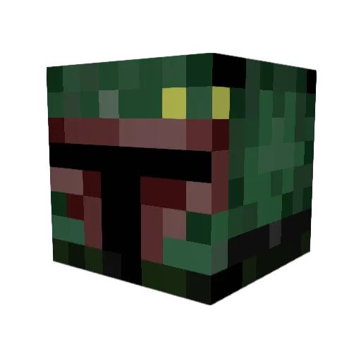 BigSky Minecraft avatar head, 3D render