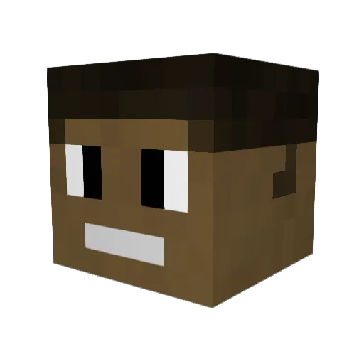 BigSmok69 Minecraft avatar head, 3D render