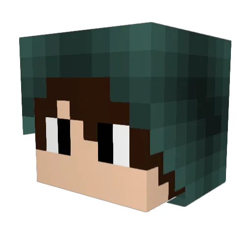 BigSnorlax Minecraft avatar head, 3D render