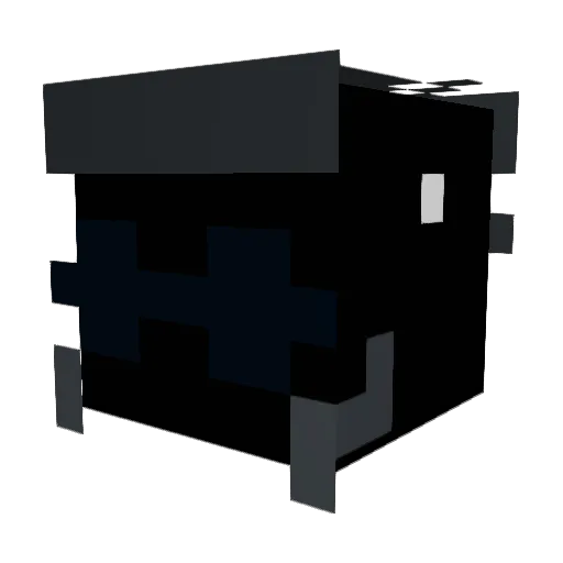 BigSnowman Minecraft avatar head, 3D render