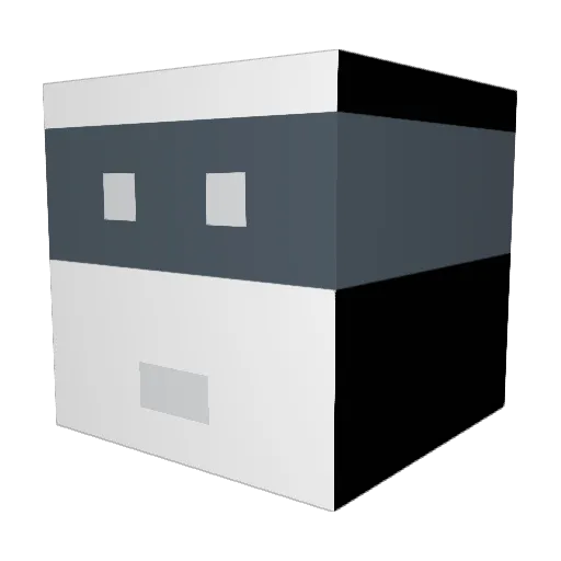 BigSpling Minecraft avatar head, 3D render