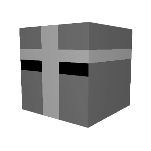 BigT1124 Minecraft avatar head, 3D render