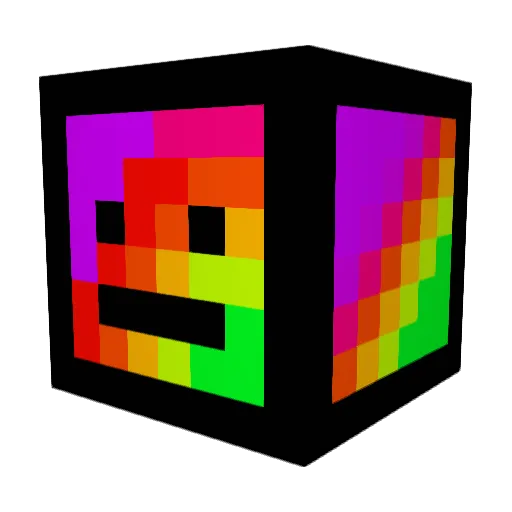 BigT8 Minecraft avatar head, 3D render