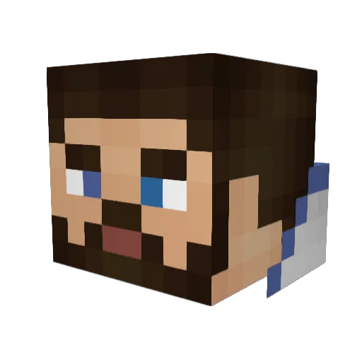 BigTavon Minecraft avatar head, 3D render
