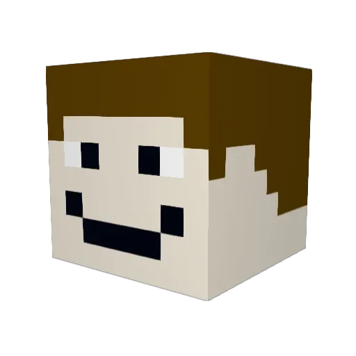 BigTayne Minecraft avatar head, 3D render