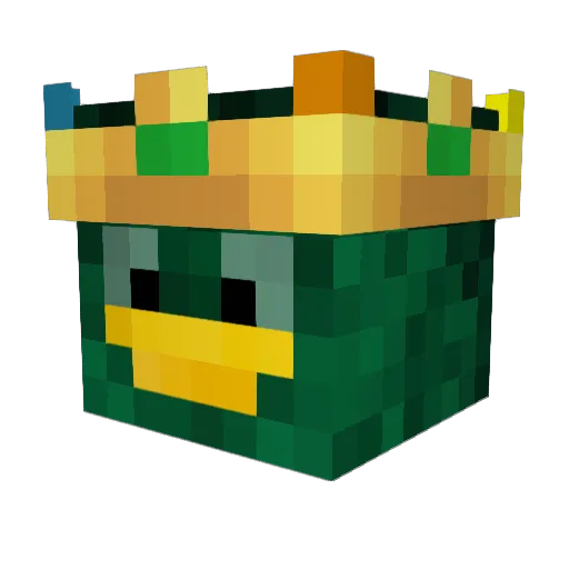 BigTuffDuck Minecraft avatar head, 3D render