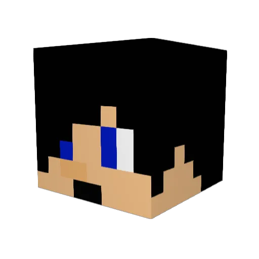 BigTyrex Minecraft avatar head, 3D render