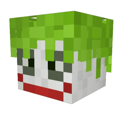 BigUkraineFishka Minecraft avatar head, 3D render