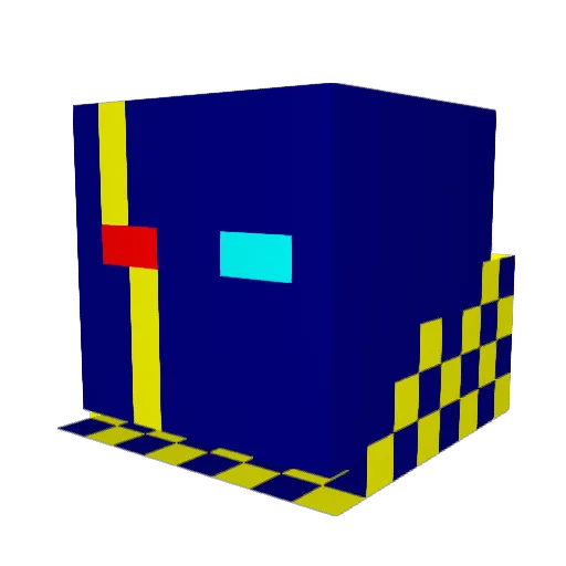 BigWill94 Minecraft avatar head, 3D render