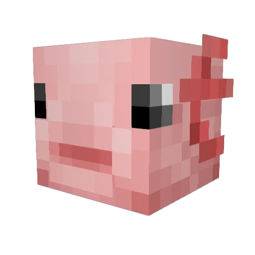 BigWillie_0 Minecraft avatar head, 3D render