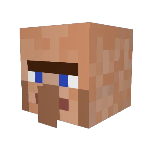 BigWilyBeau Minecraft avatar head, 3D render