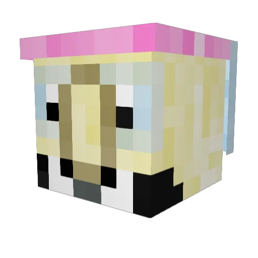 Big_Al111 Minecraft avatar head, 3D render