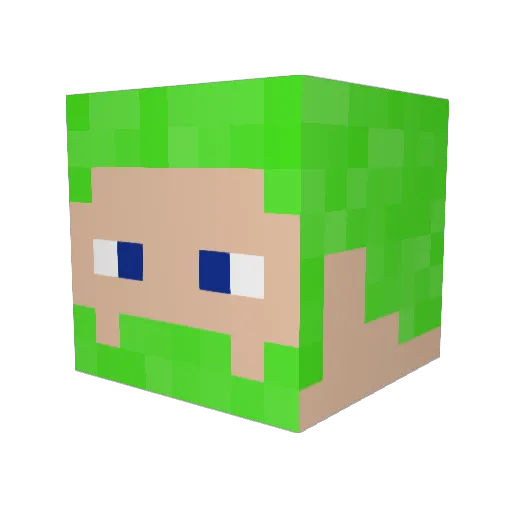 Big_Al_420 Minecraft avatar head, 3D render