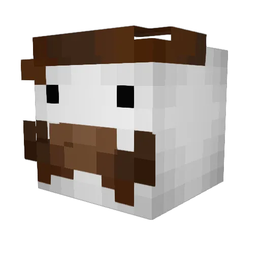 Big_Based Minecraft avatar head, 3D render