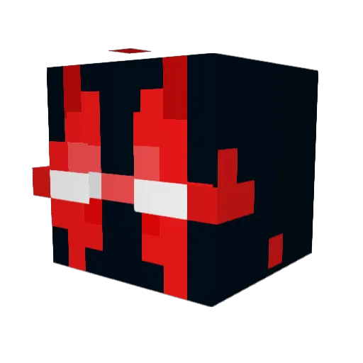 Big_Berus Minecraft avatar head, 3D render