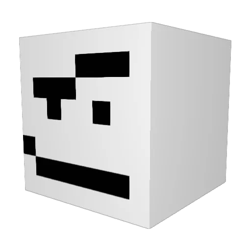 Big_Bonfire Minecraft avatar head, 3D render