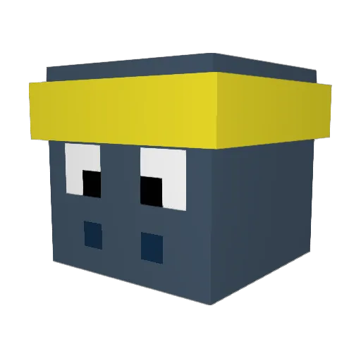 Big_Boopa Minecraft avatar head, 3D render