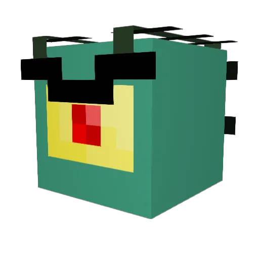 Big_Bro_JJ Minecraft avatar head, 3D render