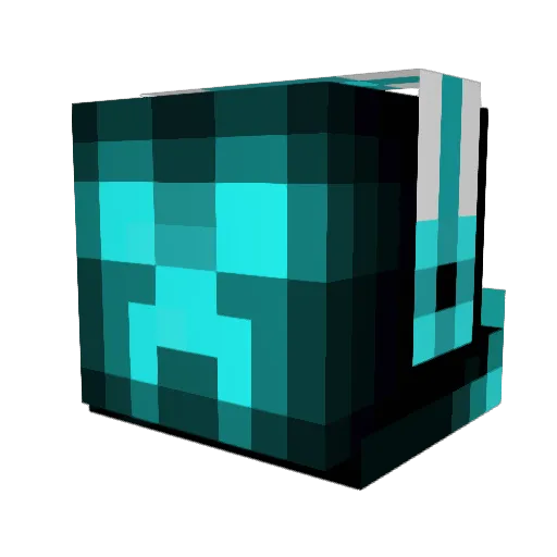 Big_Bruh Minecraft avatar head, 3D render