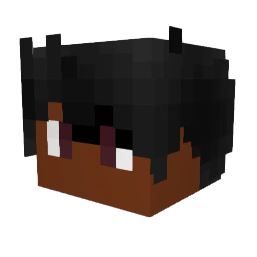 Big_C__chie Minecraft avatar head, 3D render