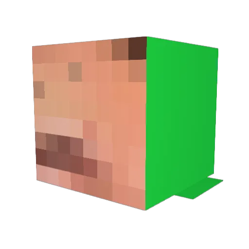 Big_Chilly Minecraft avatar head, 3D render