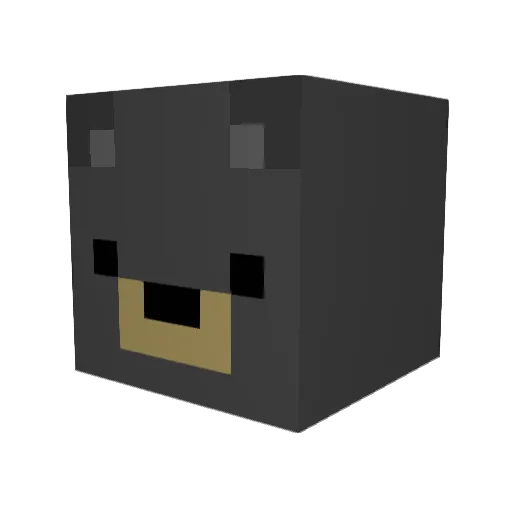 Big_Chungus56 Minecraft avatar head, 3D render