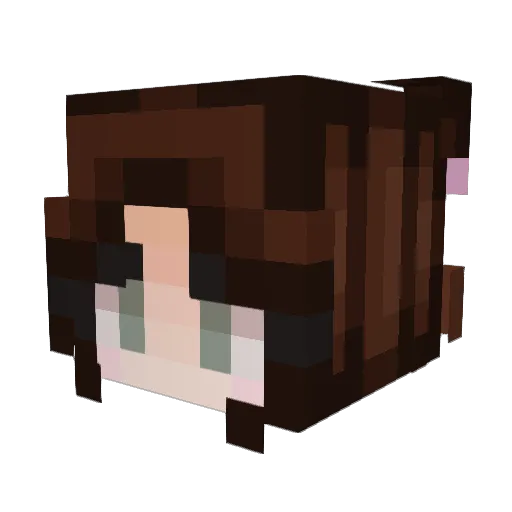 Big_Crime_ Minecraft avatar head, 3D render