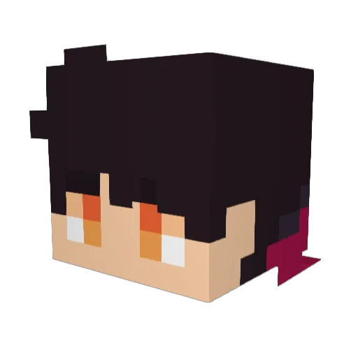 Big_Dad_Z Minecraft avatar head, 3D render